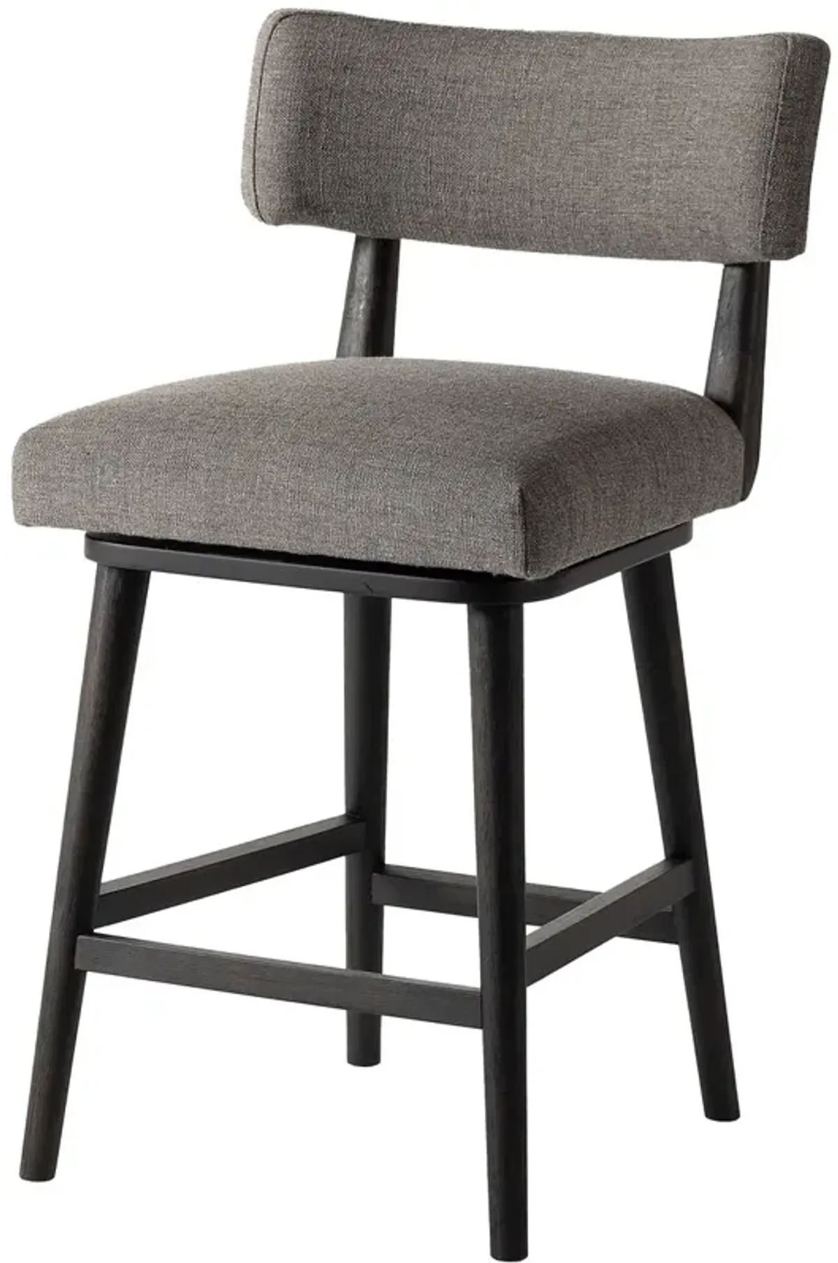 Theodora Linen Swivel Counter Stool