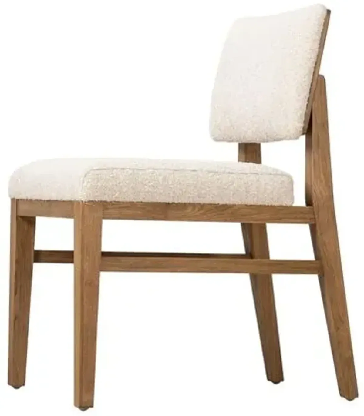 Thalia Boucle Dining Chair - Somerton Ash - Beige