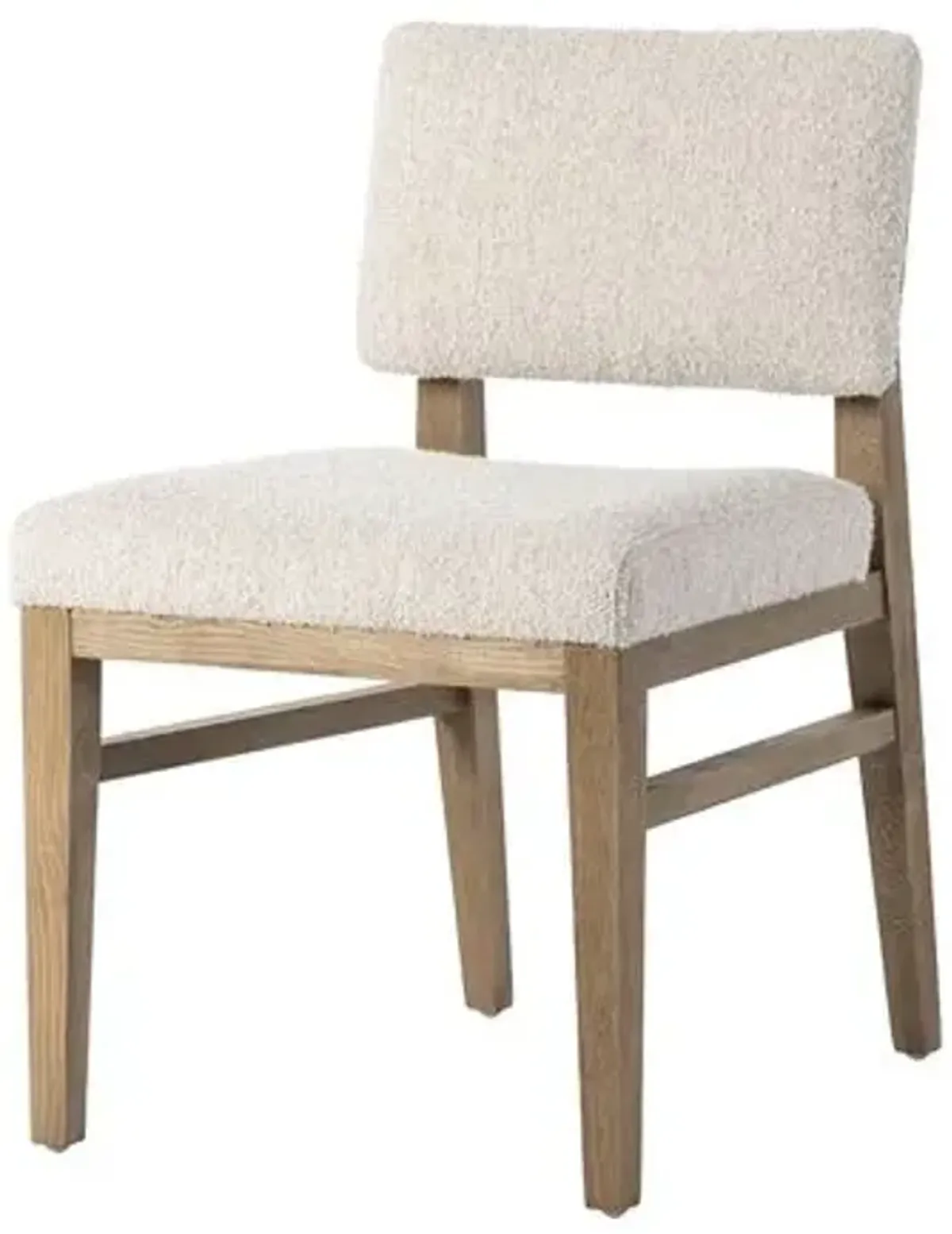 Thalia Boucle Dining Chair - Somerton Ash - Beige