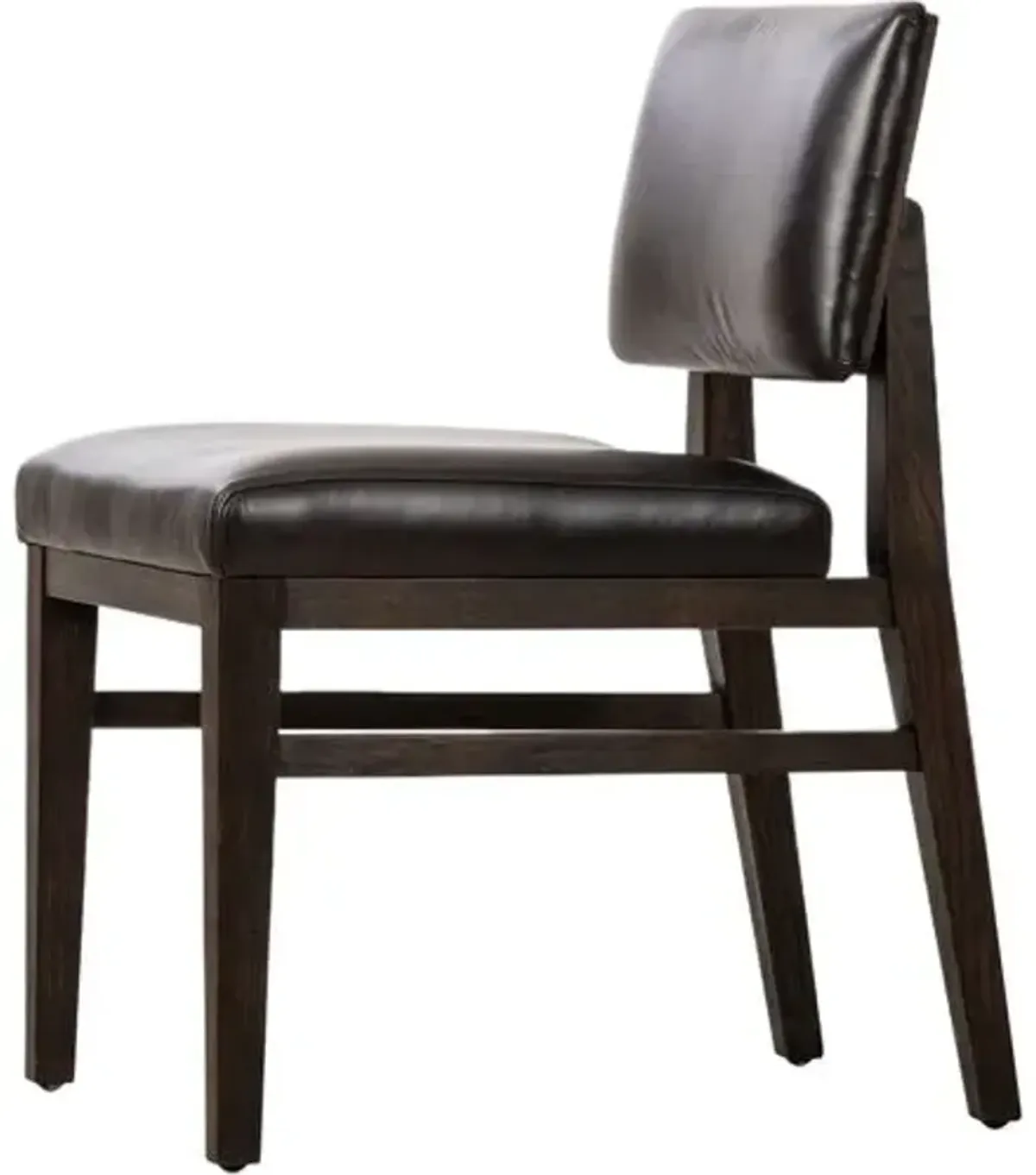 Thalia Leather Dining Chair - Sonoma Black