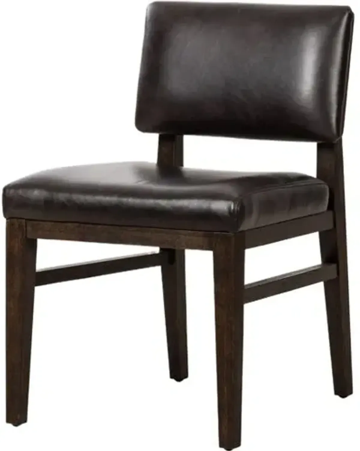 Thalia Leather Dining Chair - Sonoma Black