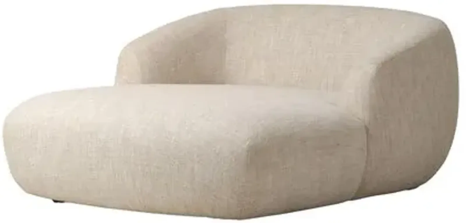 Sydney Chaise - Performance Yuma Cream - Ivory - Comfortable, Sturdy, Stylish