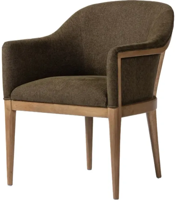 Serena Dining Chair, Sutton Olive Performance