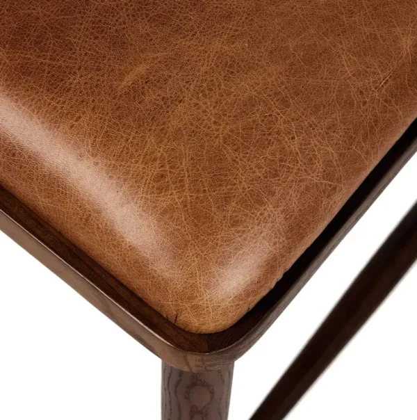 Selah Leather Dining Chair, Chaps Saddle