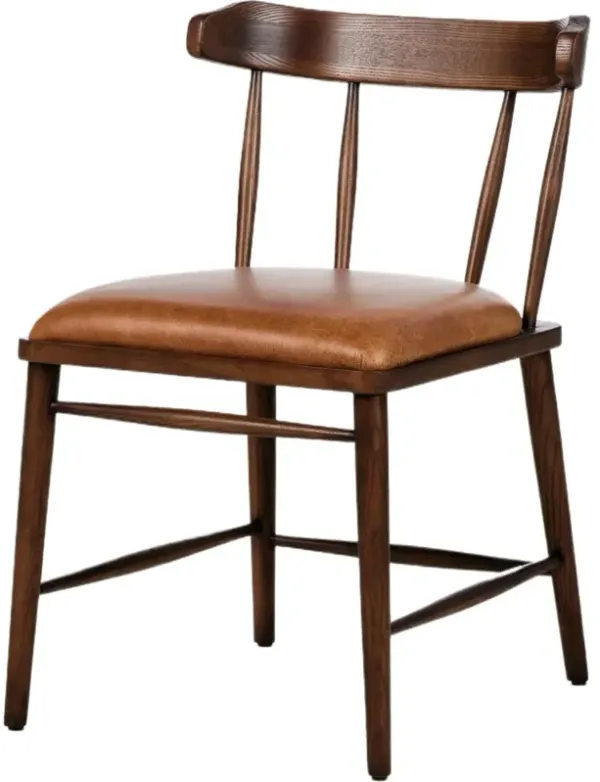 Selah Leather Dining Chair, Chaps Saddle