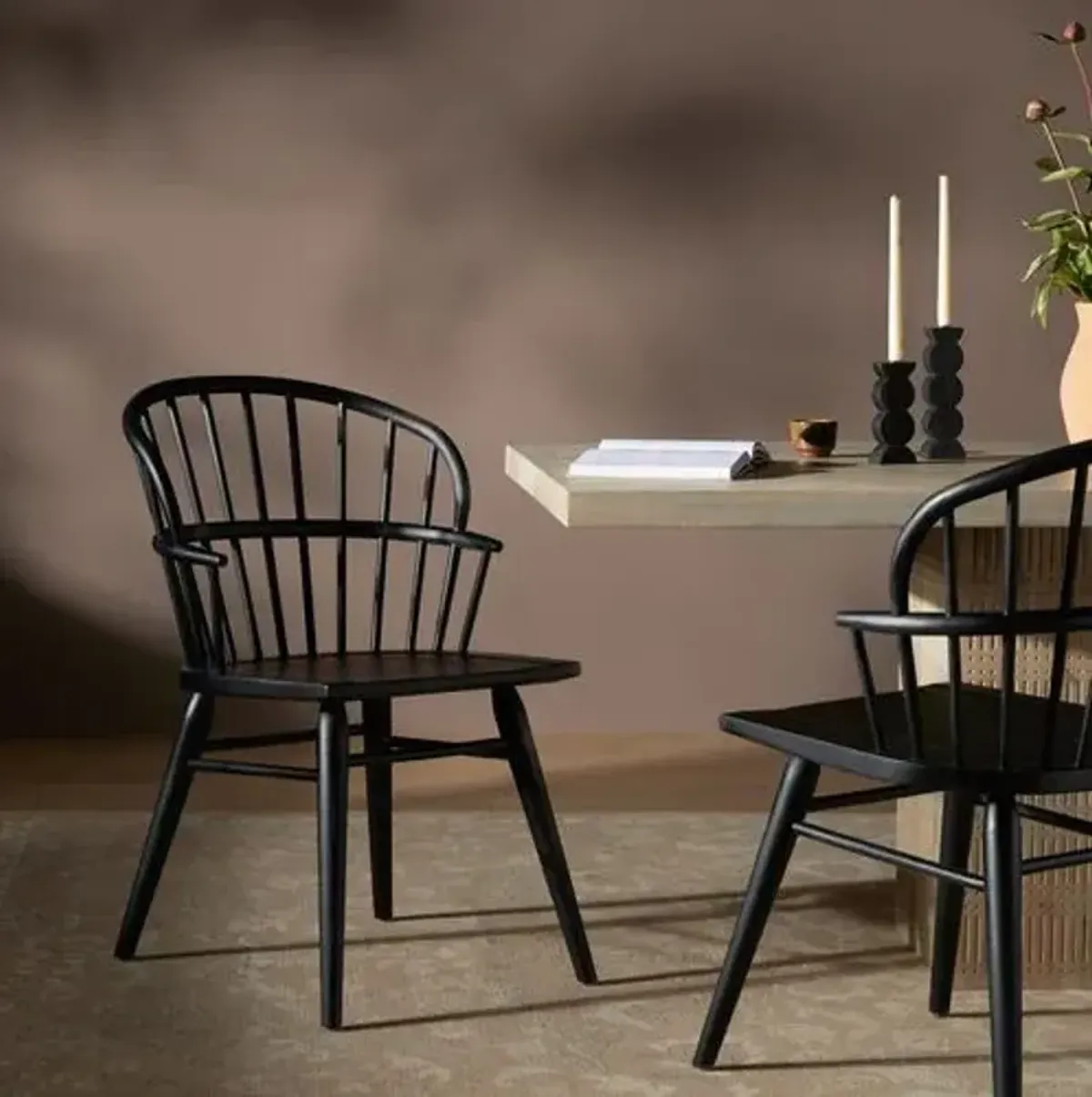 Sebastian Dining Chair - Black Ash