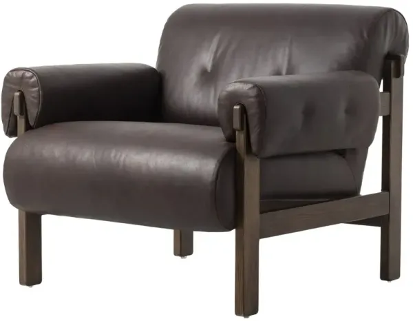 Scarlett Leather Chair, Conroe Cigar