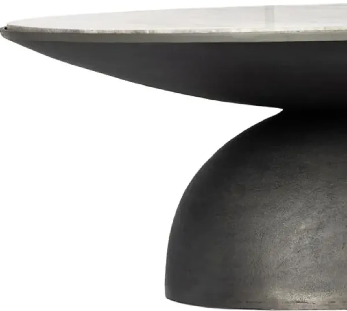 Sawyer Marble Coffee Table - Gray