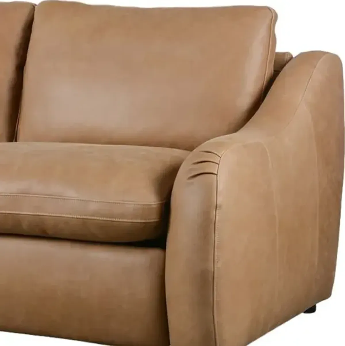 Santino Leather Power Recliner 3-Piece Sectional Sofa - Palermo Drift