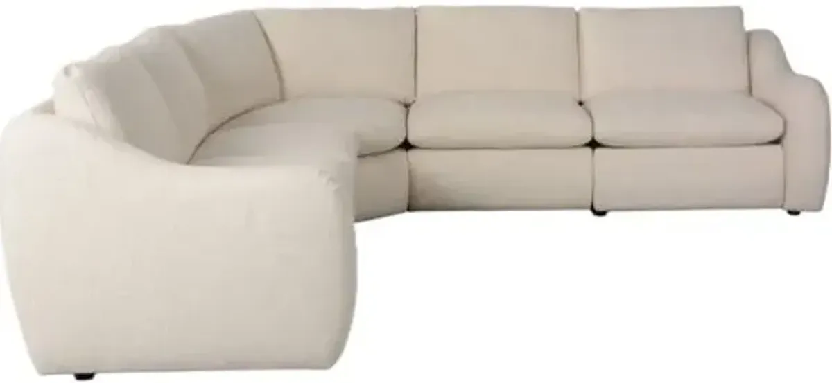 Santino Power Recliner 5-Piece Sectional Sofa