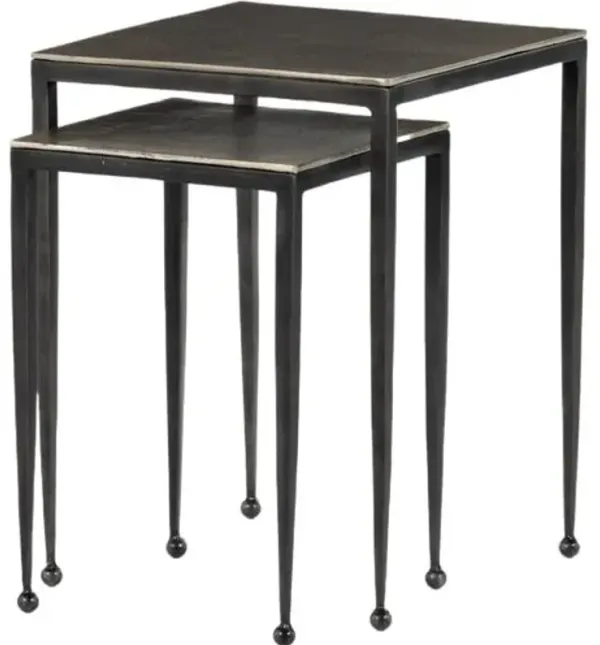 Rufus Nesting End Table Set - Gray
