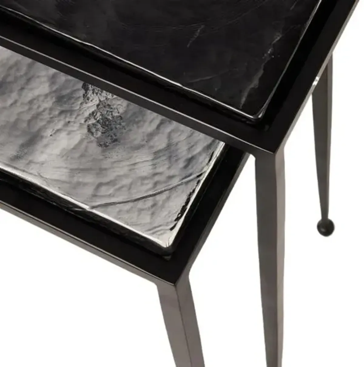 Rufus Nesting End Table Set - Black