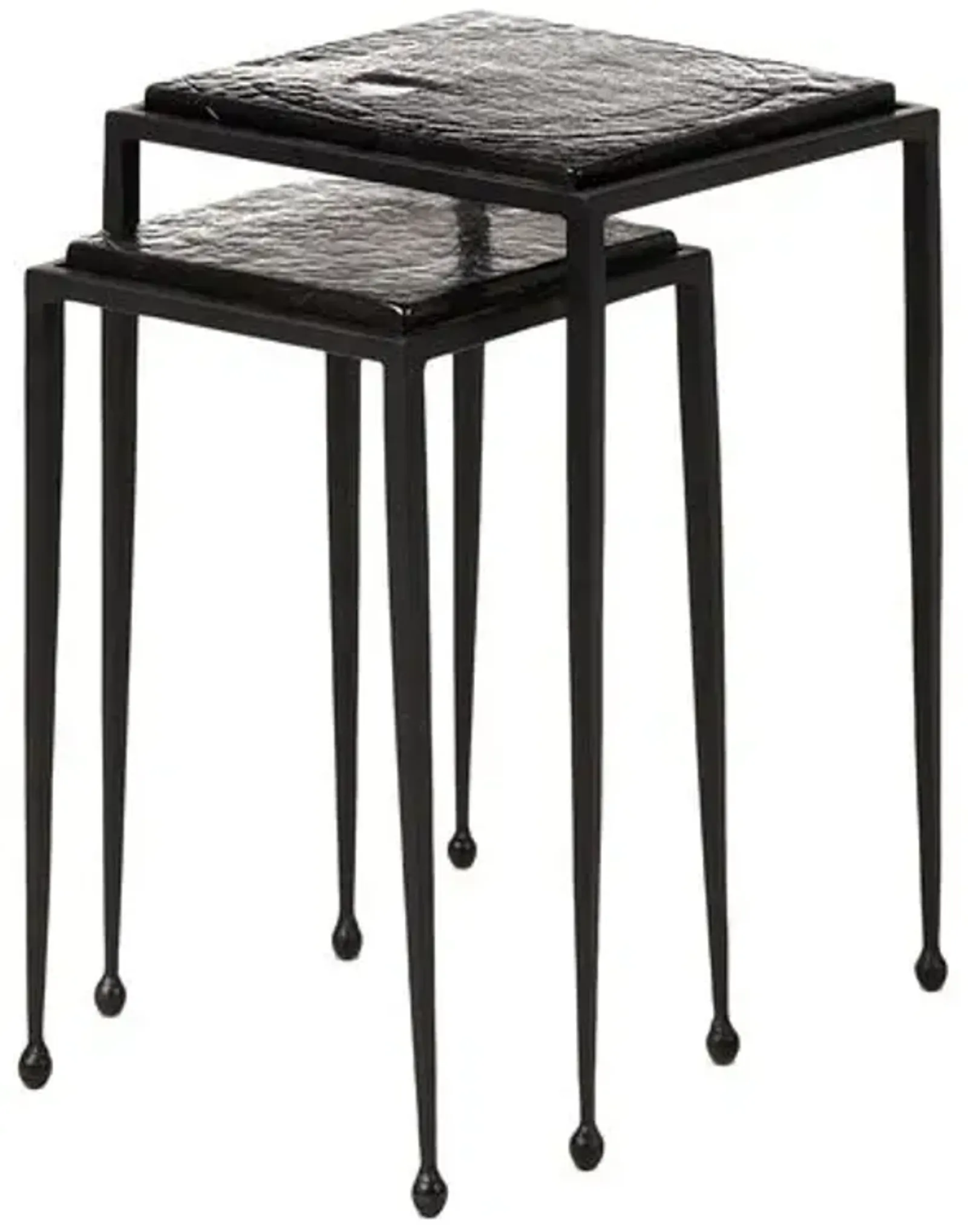 Rufus Nesting End Table Set - Black