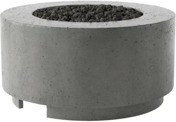 Rocco Outdoor Concrete Round Fire Table