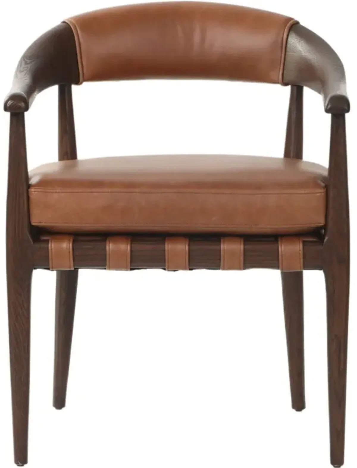 Cottswald Leather Dining Arm Chair, Sonoma Chestnut