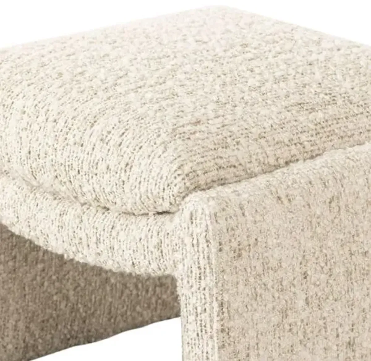 Rowan Ottoman - Ivan Sand Boucle - Beige