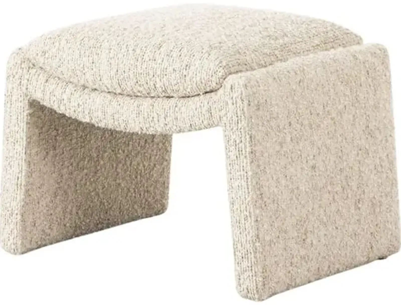 Rowan Ottoman - Ivan Sand Boucle - Beige