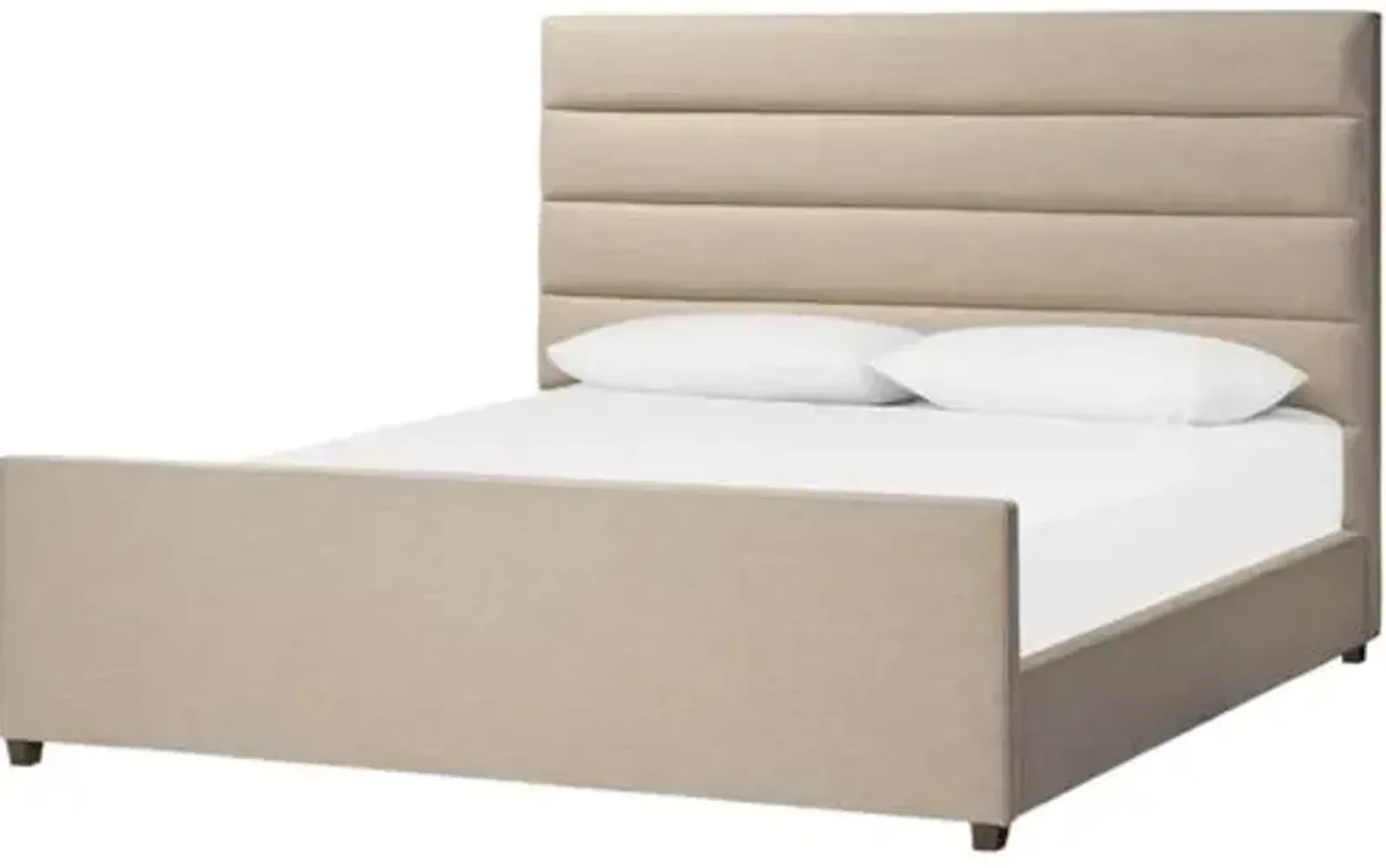 Rosalie Linen Bed - Beige