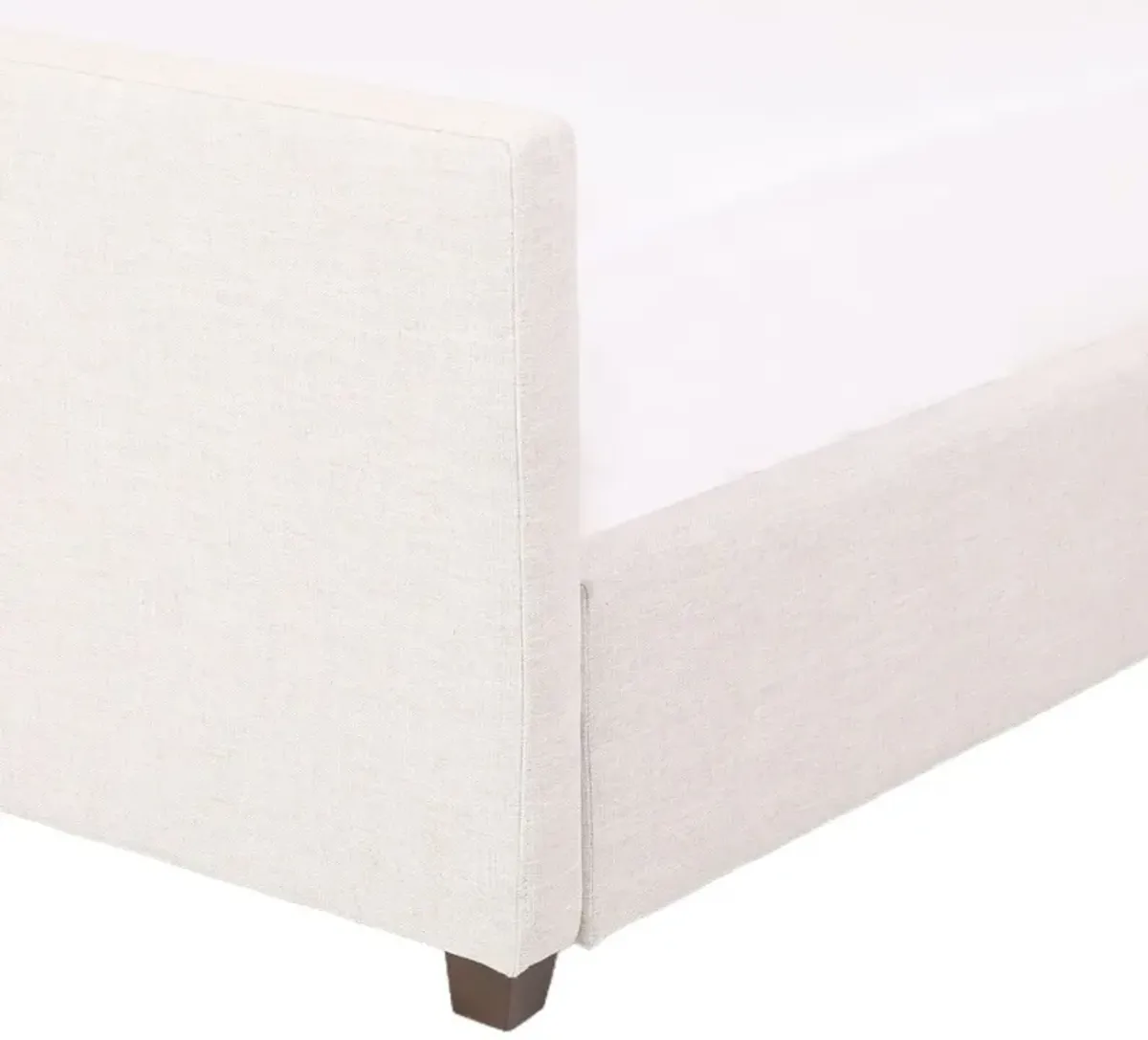 Rosalie Linen Bed - Ivory