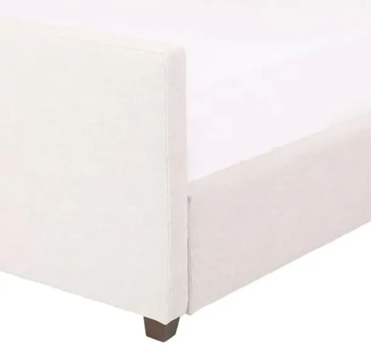 Rosalie Linen Bed - Ivory