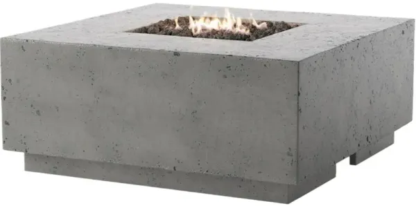 Rocco Outdoor Square Concrete Fire Table