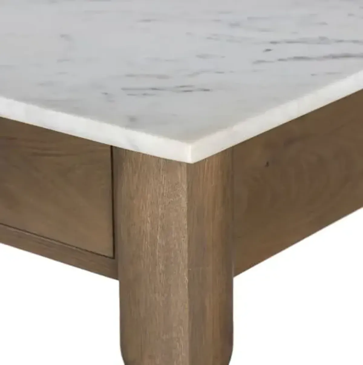 Rigby Kitchen Island - White Marble