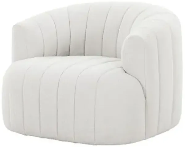 Rafael Swivel Chair - Performance Boucle
