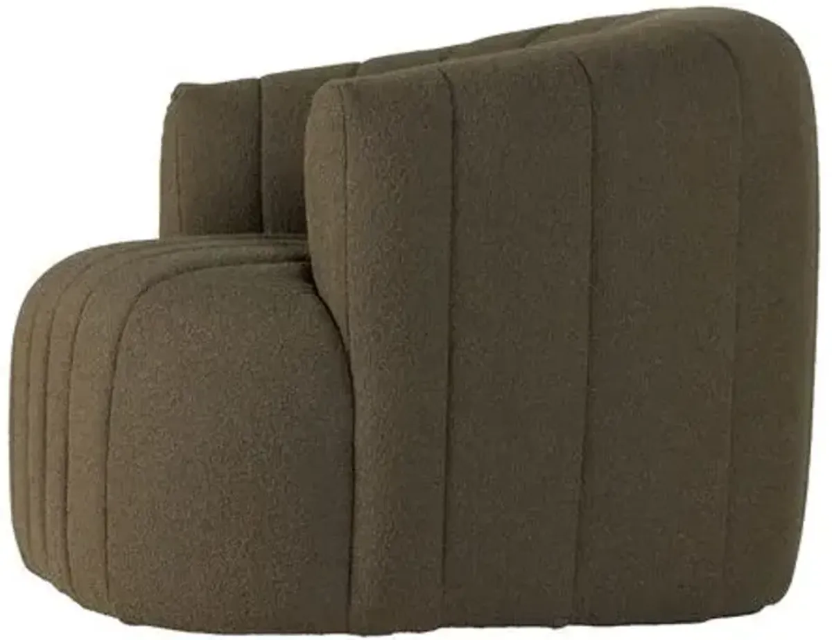 Rafael Swivel Chair - Performance Boucle