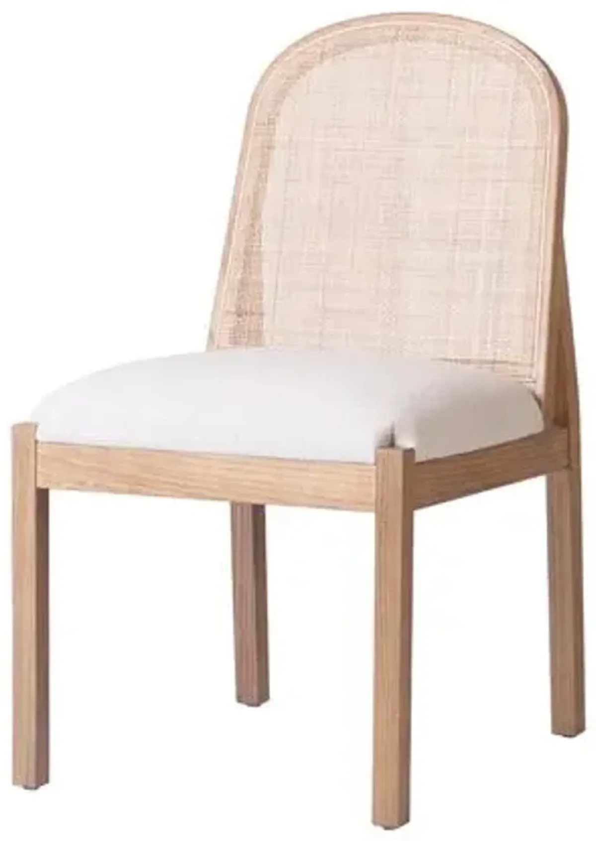 Presley Cane Dining Chair - Beige