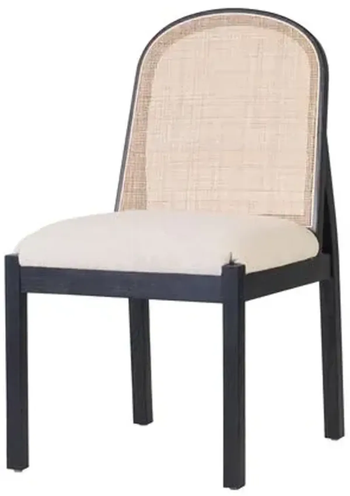 Presley Cane Dining Chair - Beige