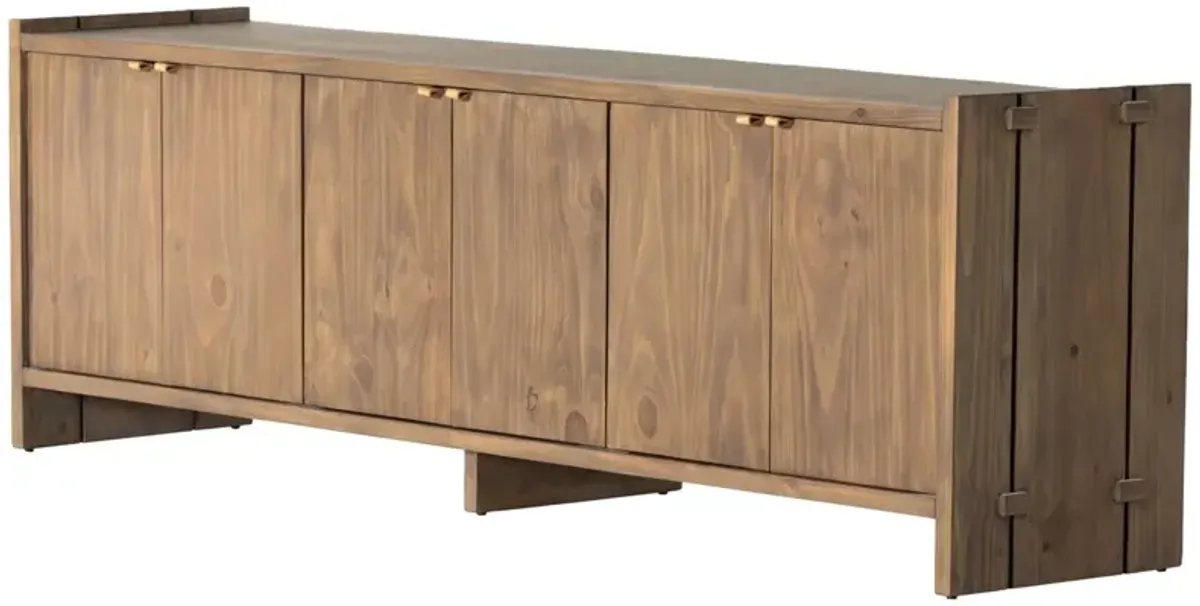 Porter Media Console, Tawny Pine