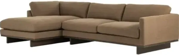 Piper 2-Piece Sectional - Performance Antwerp Cafe - Brown