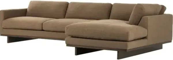 Piper 2-Piece Sectional - Performance Antwerp Cafe - Brown