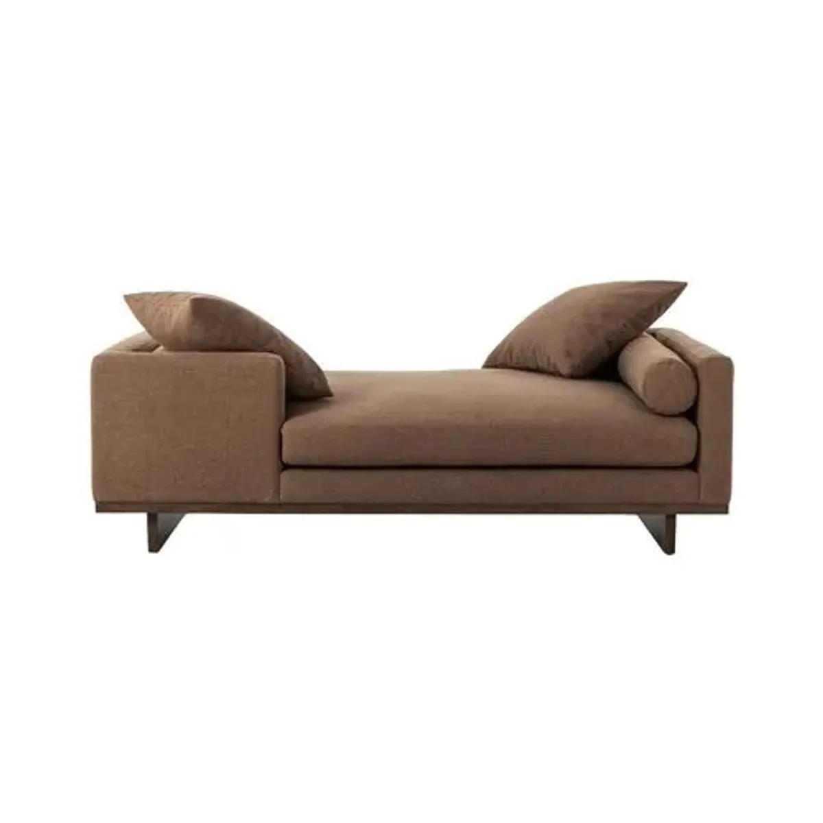 Piper Tete A Tete Chaise - Brown - Comfortable, Sturdy, Stylish