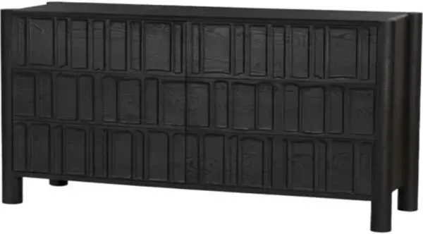 Percy 6-Drawer Dresser - Black