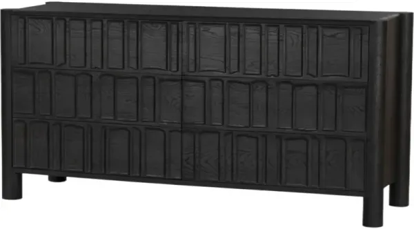 Percy 6-Drawer Dresser - Black
