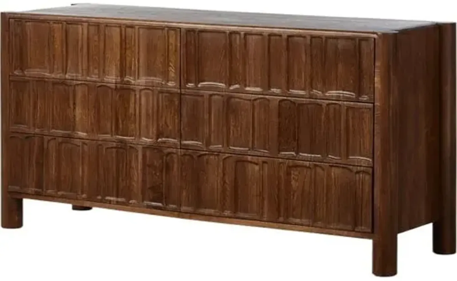 Percy 6-Drawer Dresser - Brown