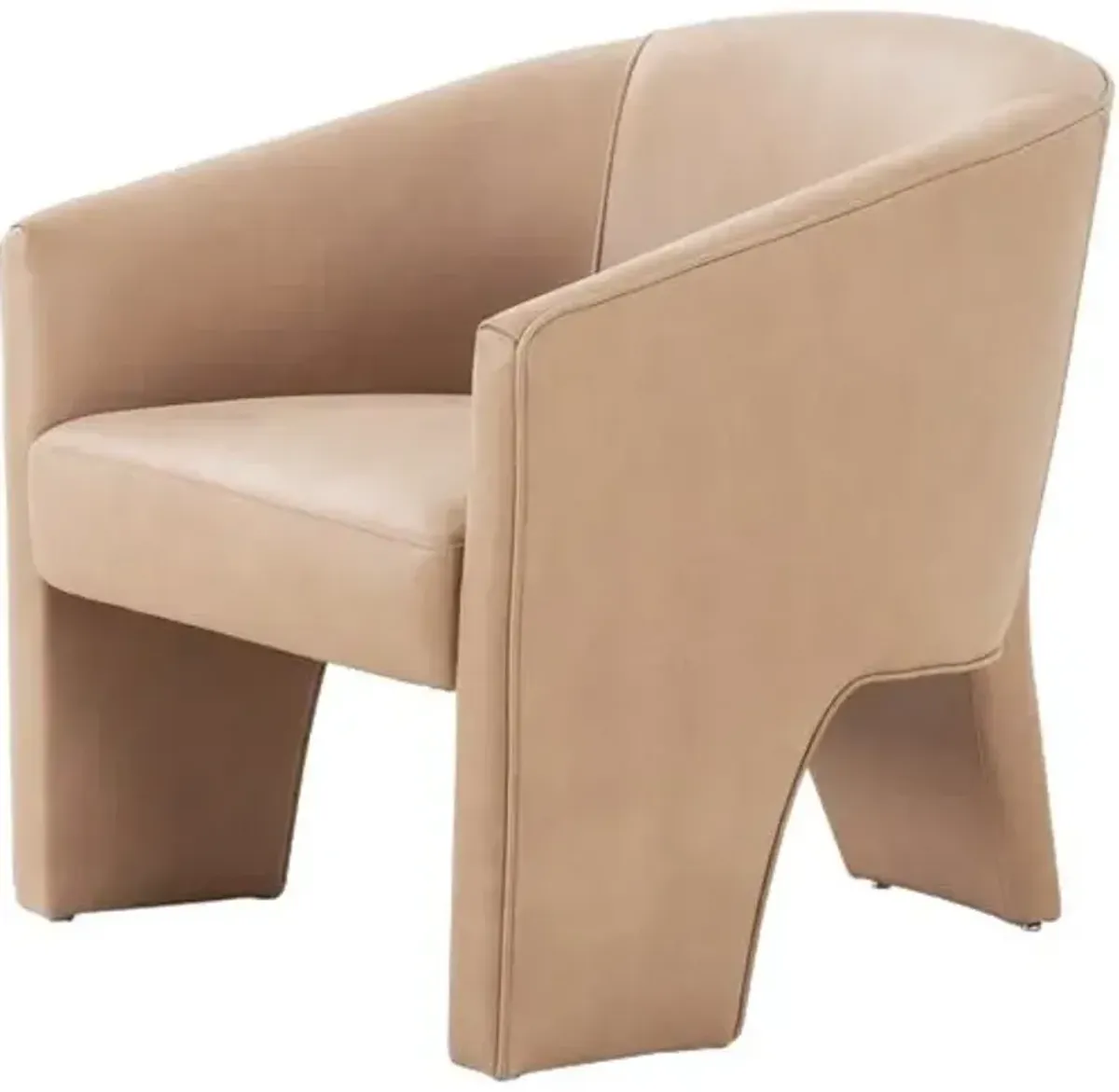 Pearl Leather Chair - Beige