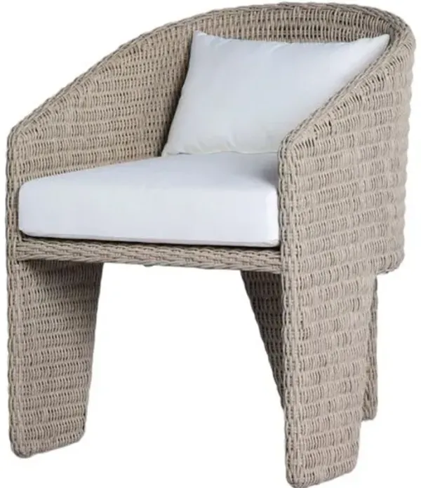 Pearl Outdoor Dining Chair - White