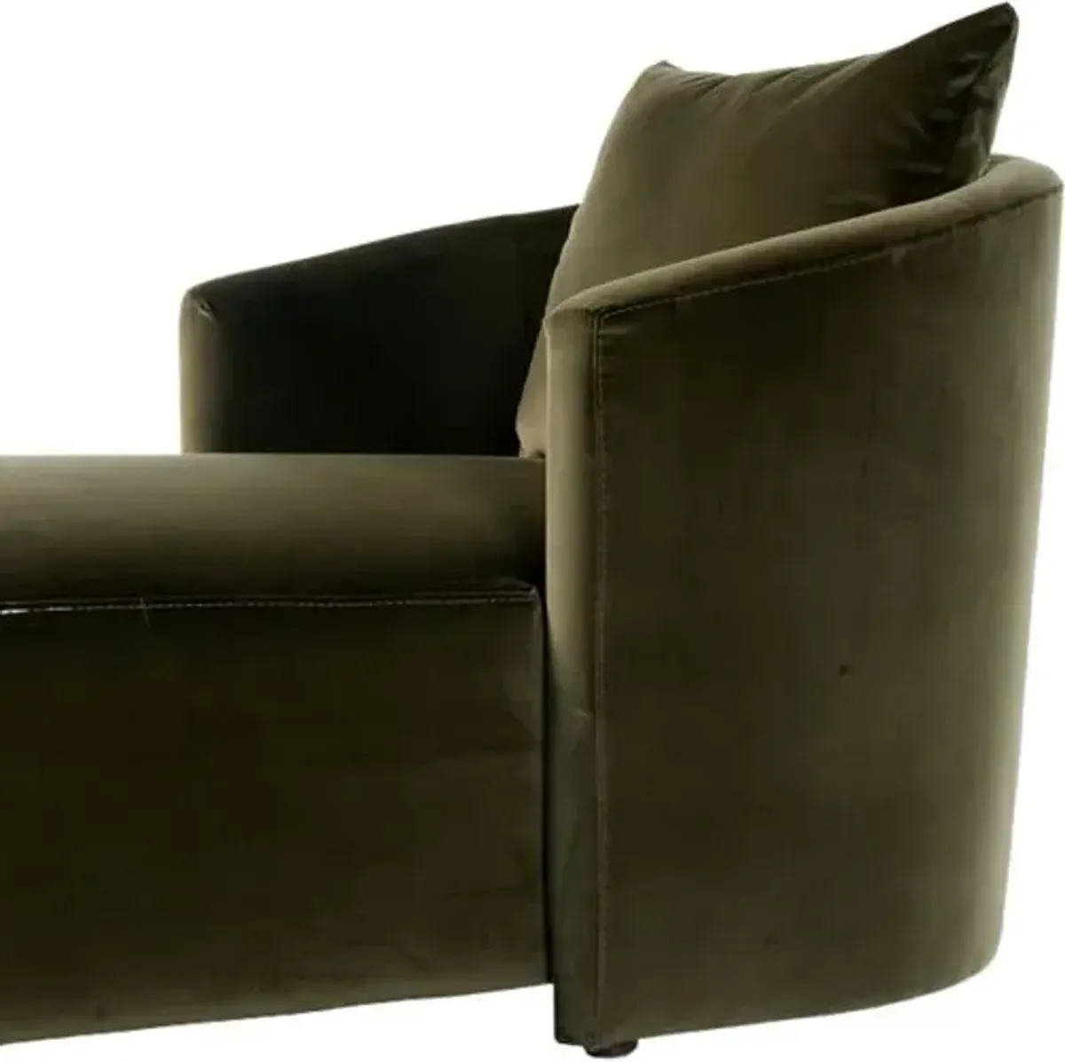 Pax Chaise Lounge - Velvet - Green - Comfortable, Sturdy, Stylish