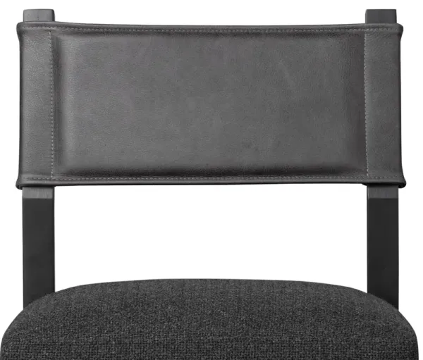 Parker Leather Backed Bar Stool