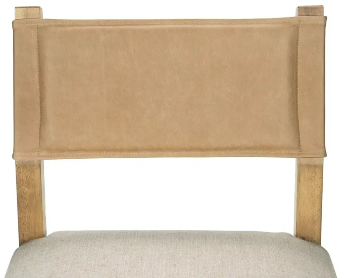 Parker Leather Backed Counter Stool