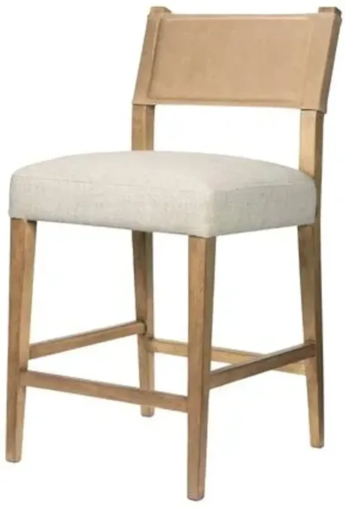 Parker Leather Backed Counter Stool