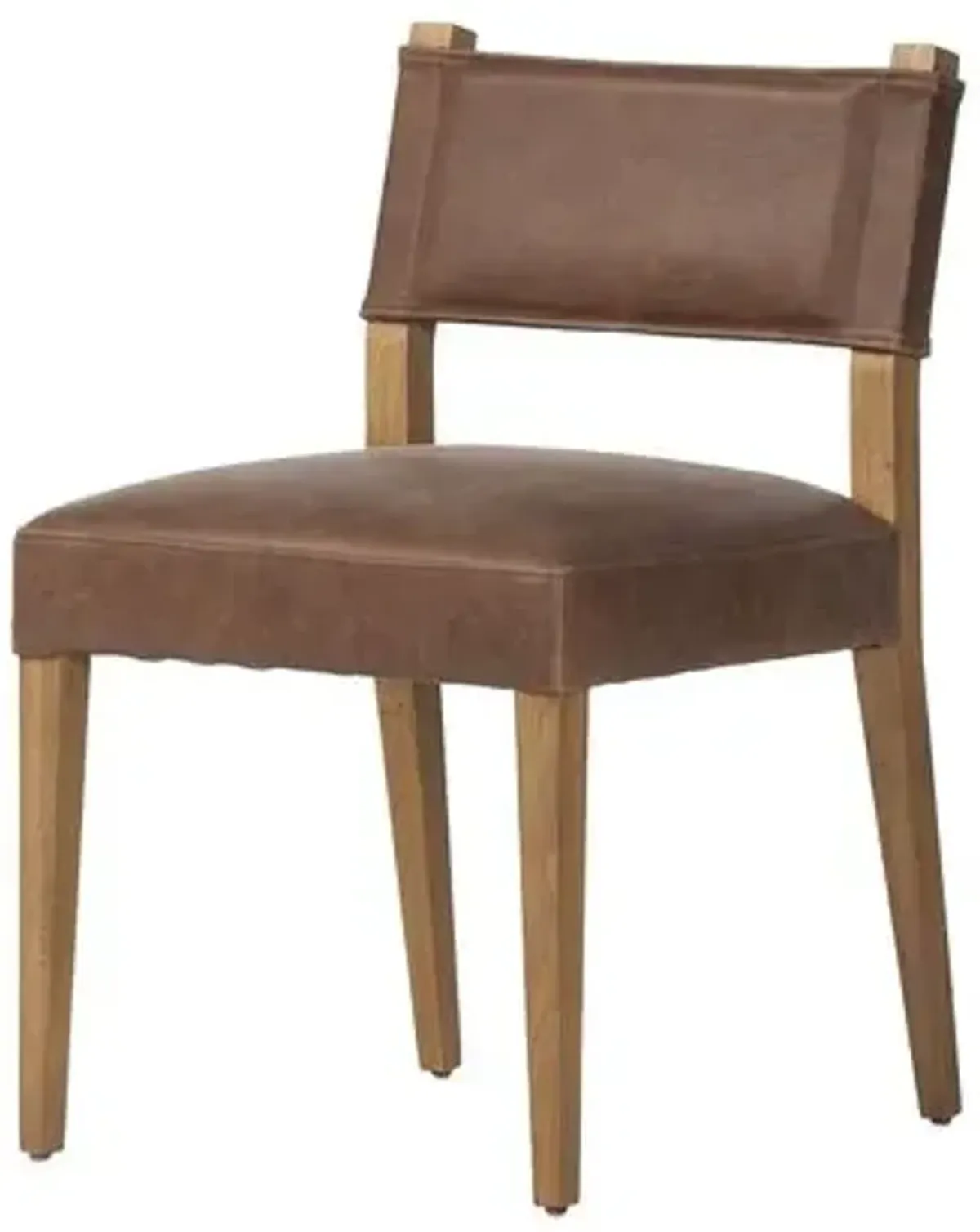 Parker Leather Dining Chair - Palermo Cigar - Brown