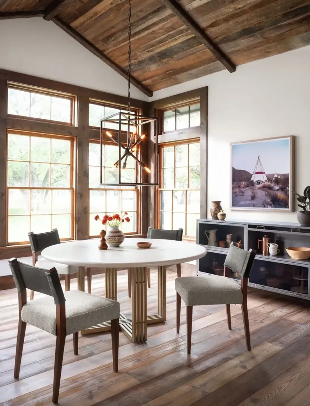 Parker Leather Backed Dining Chair