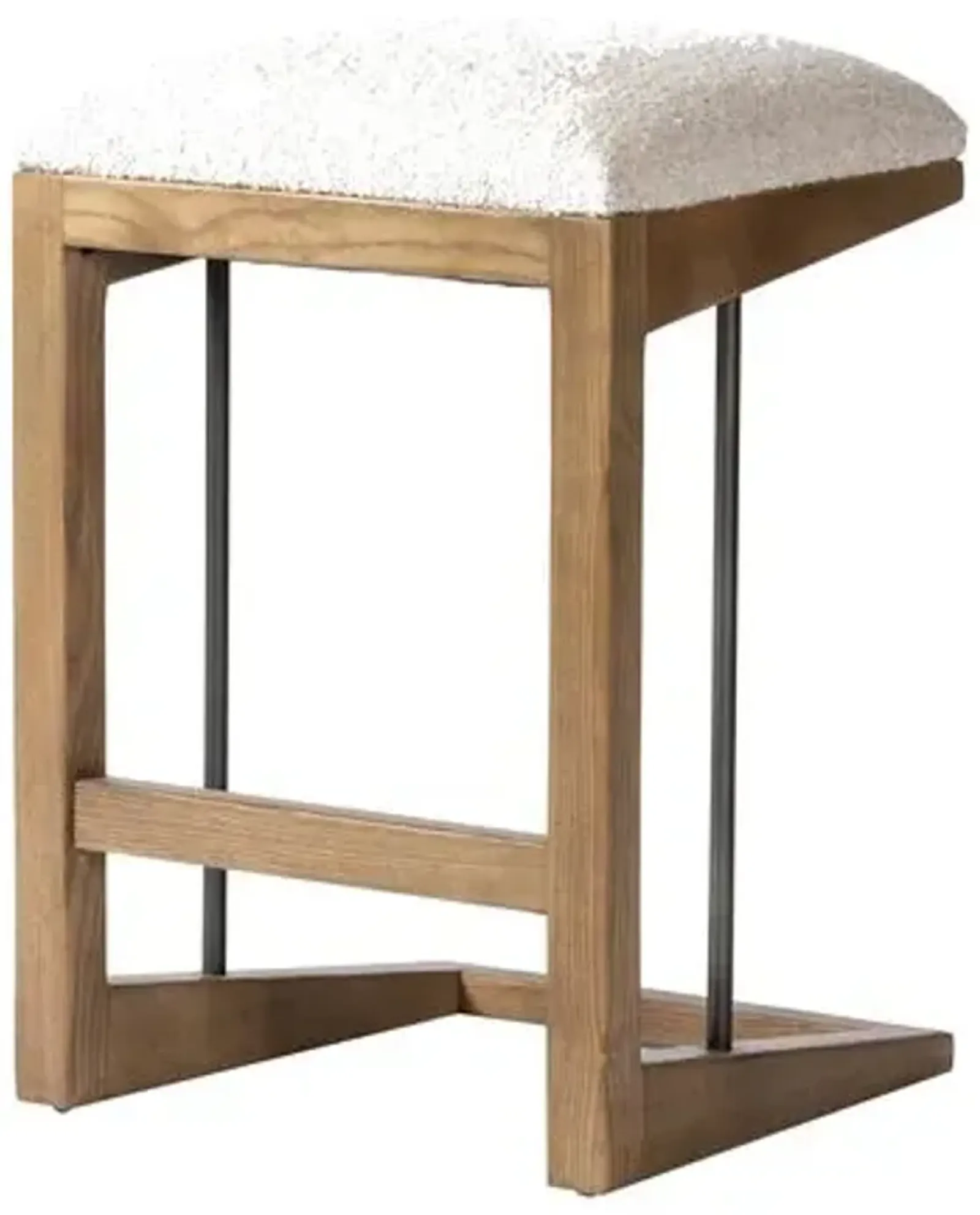 Paloma Performance Boucle Counter Stool - Somerton Ash