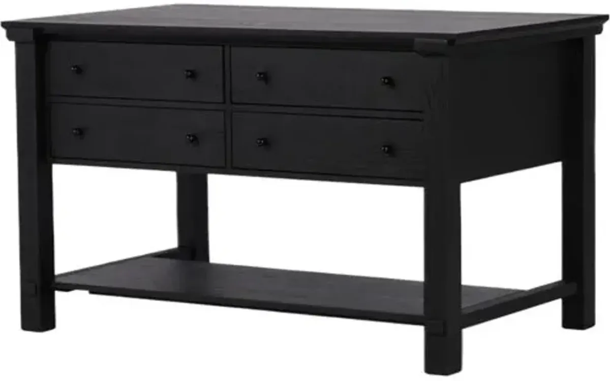 Ottilie Kitchen Island - Black