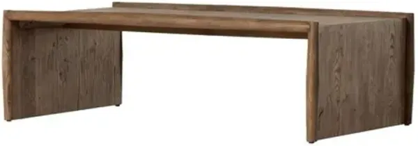 Riverton Coffee Table - Weathered Oak - Brown