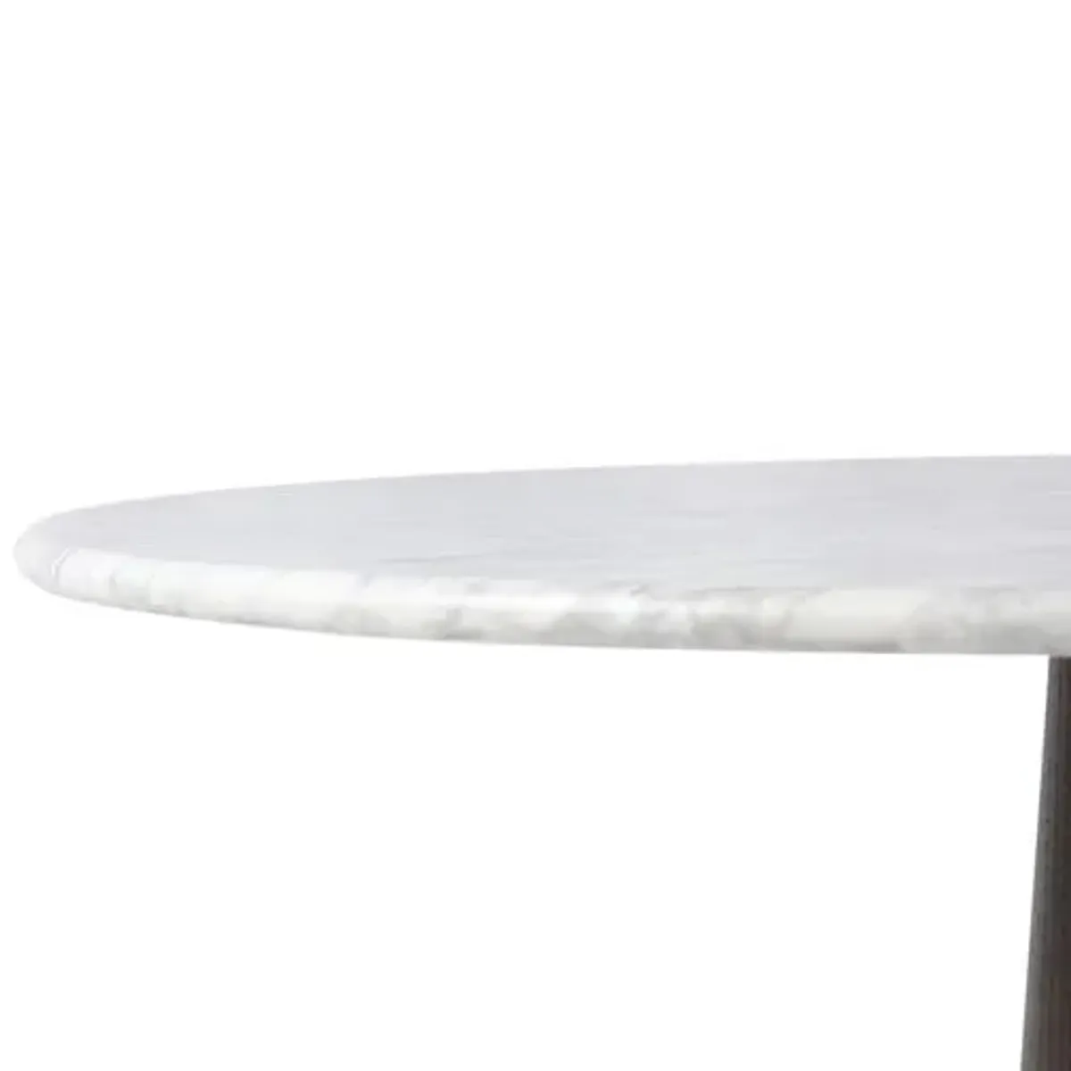 Orion Counter Table - Honed White Marble