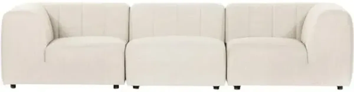 Omar Outdoor 3-Piece Sectional Sofa